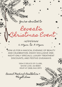 Reveal's Christmas Event invitation, December 9, 2025.