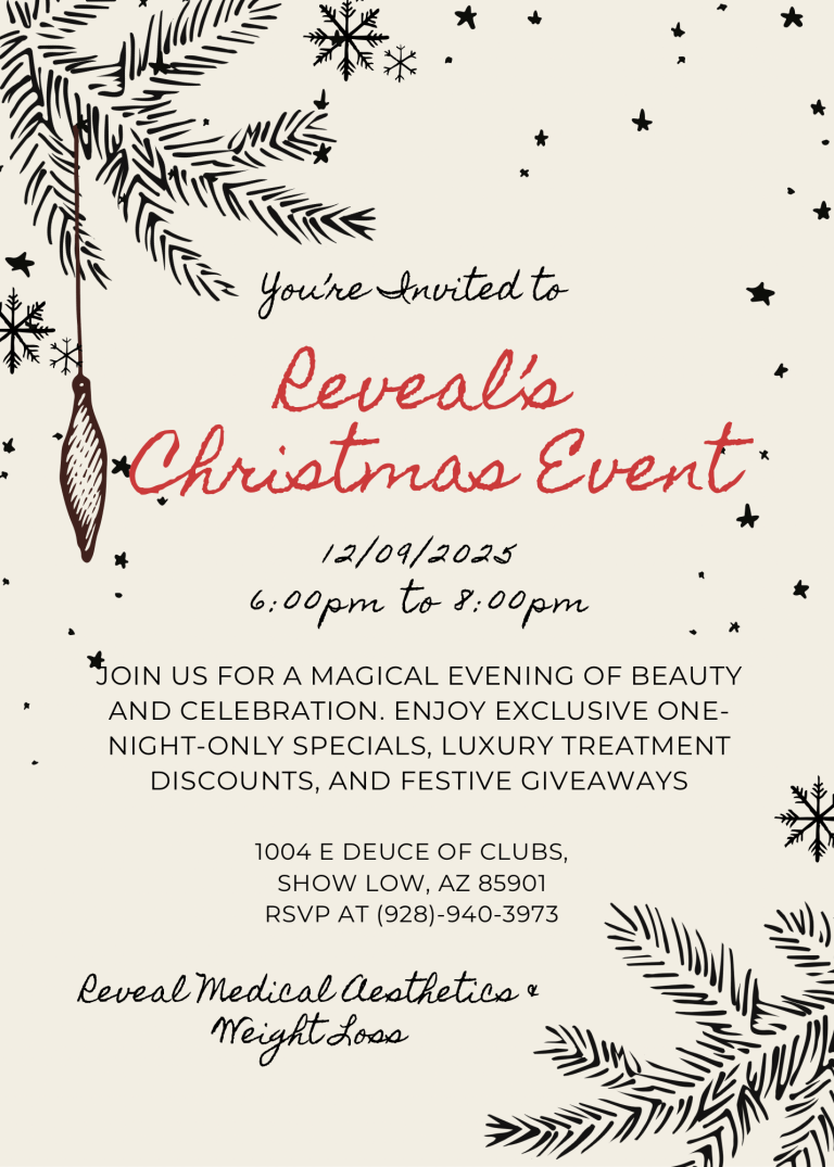 Reveal's Christmas Event invitation, December 9, 2025.